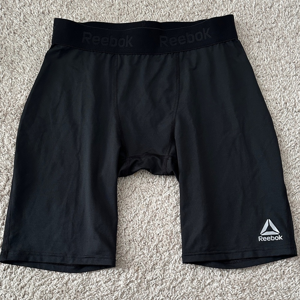 Reebok Black Men's Athletic Compression Boxer Briefs